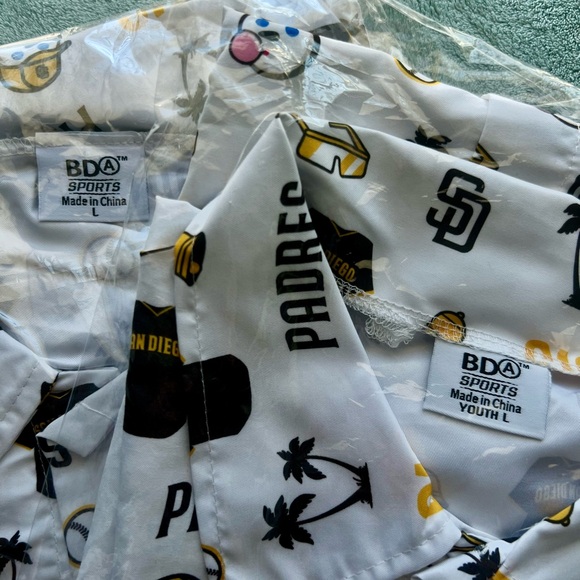 Two Padres 619 aloha shirts in large and youth large - Picture 2 of 3